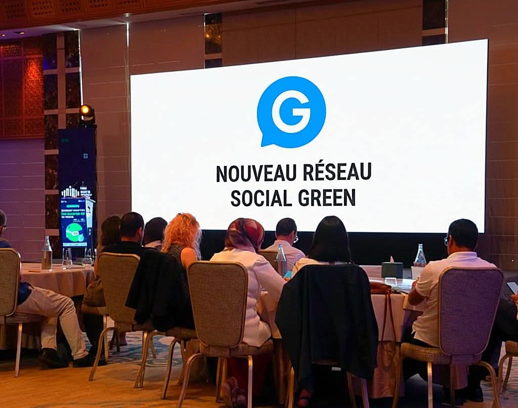 Présentation du Nouveau Réseau Social Green lors de la conférence
